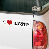 I hartlamp bumpersticker (Op Truck)