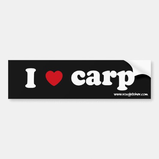 i hartlijntje bumpersticker (Voorkant)