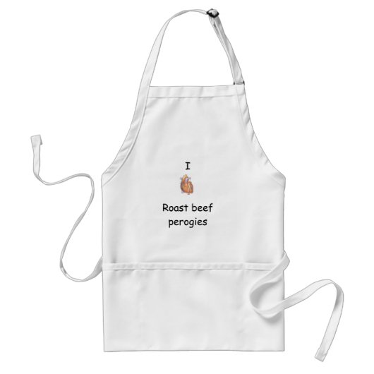 I hartoberrund perogies Apron Standaard Schort (Voorkant)