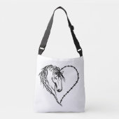 I Hartpaarden Crossbody Tas (Voorkant)