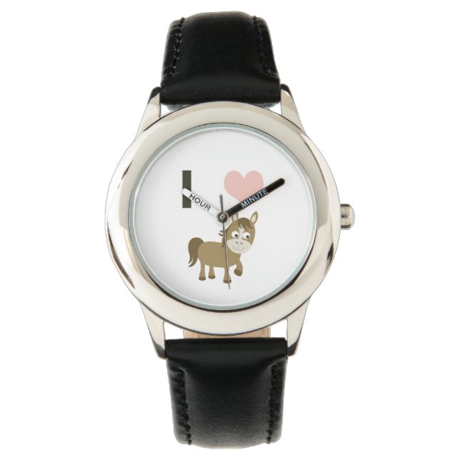 I hartpaarden horloge (Voorkant)