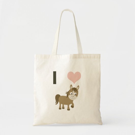 I hartpaarden tote bag (Voorkant)