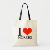 I Hartpaarden Tote Bag (Voorkant)