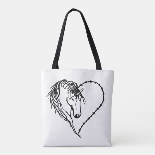 I Hartpaarden Tote Bag (Achterkant)