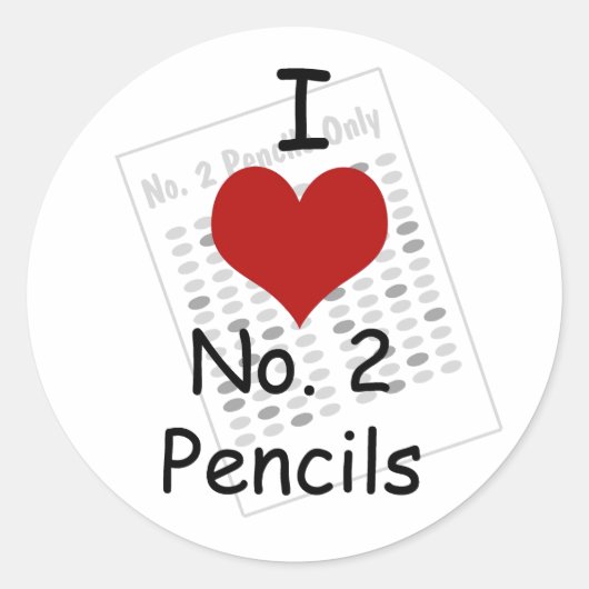 I Hartpotloden Ronde Sticker (Voorkant)