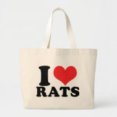 I Hartritten Basic Grote Tote Bag (Voorkant)