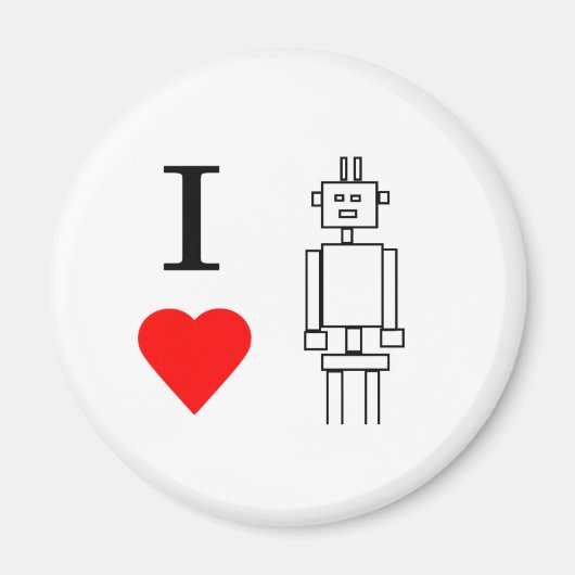 i hartrobots magneet (Voorkant)