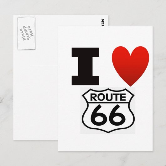 I Hartroute 66 Briefkaart (Voorkant / Achterkant)