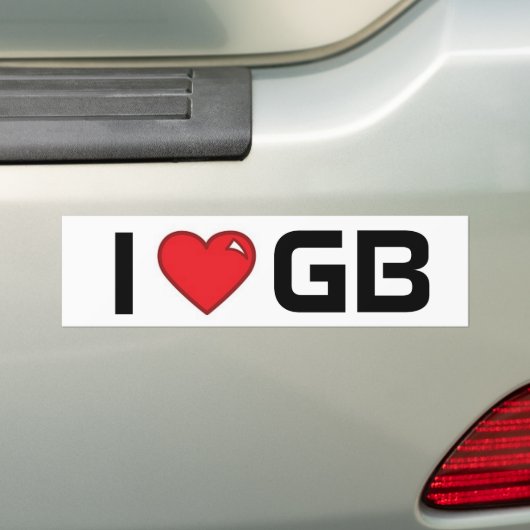 i hartslag bumpersticker (Op auto)