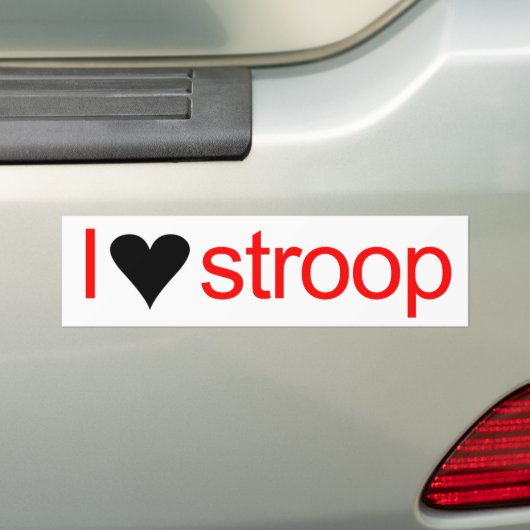 I hartslag bumpersticker (Op auto)