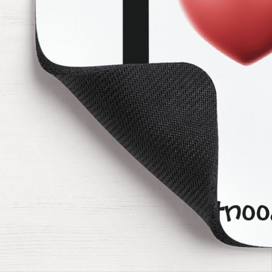 I hartslag pi mousepad muismat (Hoek)