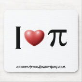 I hartslag pi mousepad muismat (Voorkant)