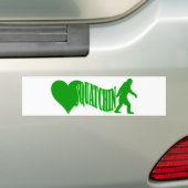 I hartsquatchin bumpersticker (Op auto)