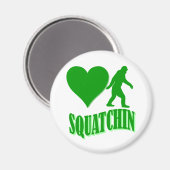 I hartsquatchin magneet (Voorkant / Achterkant)