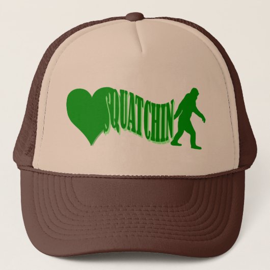 I hartsquatchin trucker pet (Voorkant)