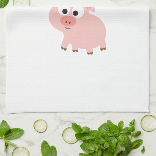 I hartvarkens theedoek (Gevouwen)