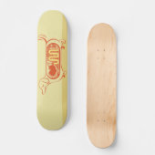 I hartworsthonden persoonlijk skateboard (Voorkant)