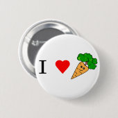 I hartwortelen ronde button 5,7 cm (Voorkant /achterkant)