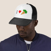 I hartwortelen trucker pet (In situ)