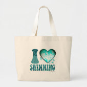 I Hartzwemmen Grote Tote Bag (Voorkant)