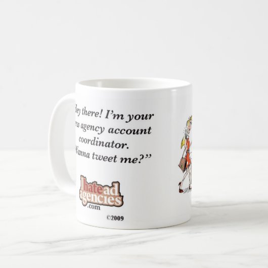 I Hate Ad Agencies Cute Mok (Voorkant links)