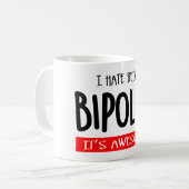 I hate being bipolar koffiemok (Voorkant links)
