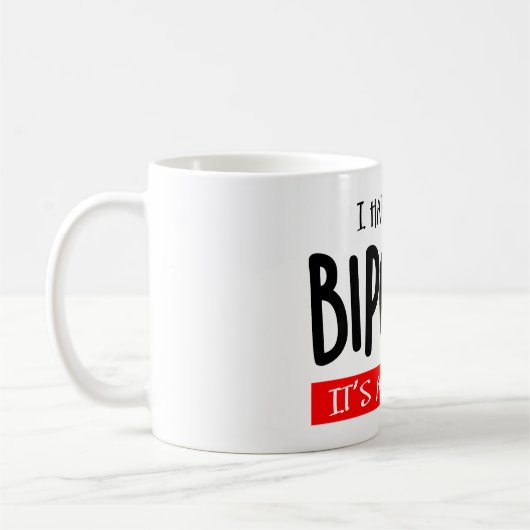 I hate being bipolar koffiemok (Links)