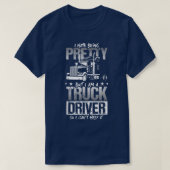 I Hate Being Pretty - Truck Driver I Can't Help It T-shirt (Design voorkant)