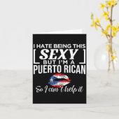 I Hate Being This Y But I'm Puerto Rican Can't Hel Kaart (Gele Bloem)