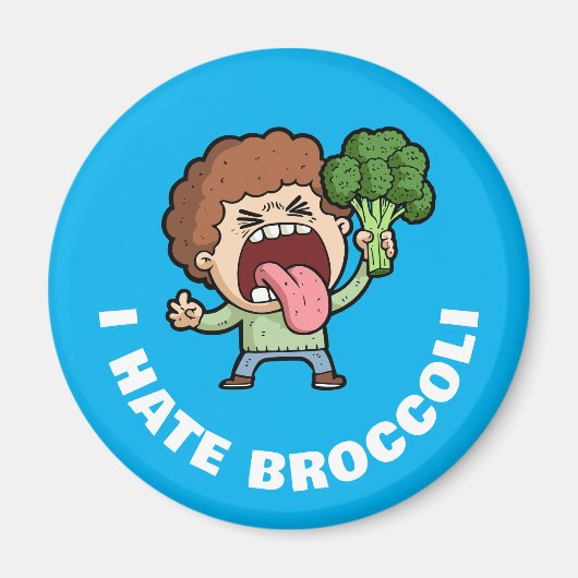 I Hate Broccoli Magneet (Voorkant)