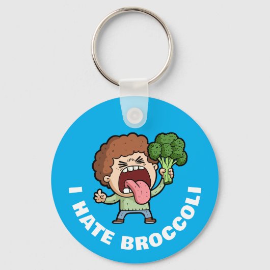 I Hate Broccoli Sleutelhanger (Voorkant)