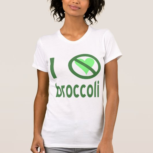 I Hate Broccoli T-shirt (Voorkant)
