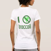 I Hate Broccoli T-shirt (Achterkant)