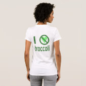 I Hate Broccoli T-shirt (Achterkant volledig)