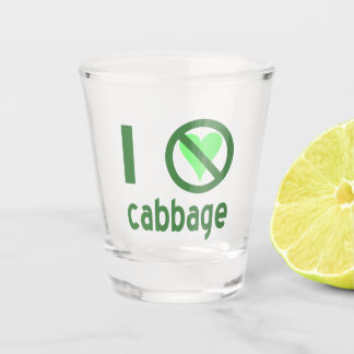 I Hate Cabbage Shot Glas