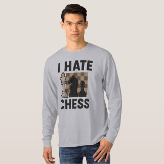 I Hate Chess shirt met lange mouwen