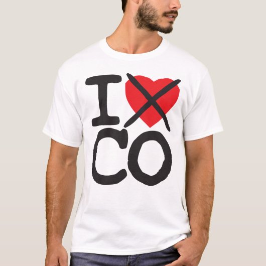 I Hate CO - Colorado T-shirt (Voorkant)