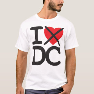 I Hate DC - District of Columbia T-shirt