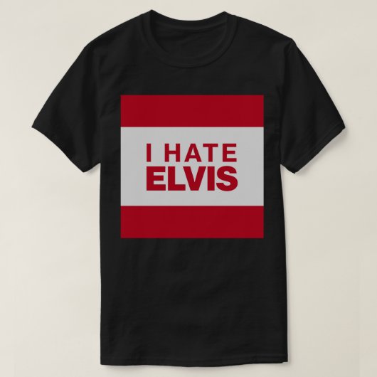 I Hate Elvis (Red) Onderzetters (set van 4) T-shirt (Design voorkant)