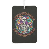 I Hate Everyone Coffee Helps Coffee Lover Gifts  Luchtverfrisser (Achterkant)