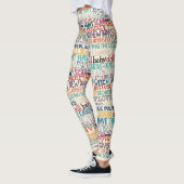 I hate how stupid everything is typography leggings (Links)
