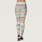 I hate how stupid everything is typography leggings (Achterkant)