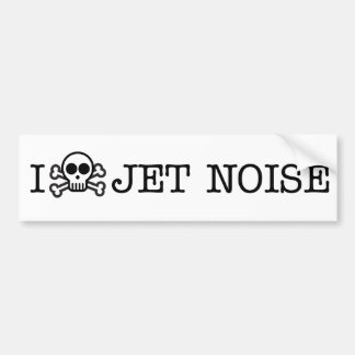 I Hate Jet Noise Bumpersticker