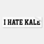 I Hate Kale Bumpersticker (Voorkant)