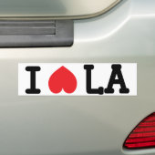 I Hate LA bumper sticker (Op auto)