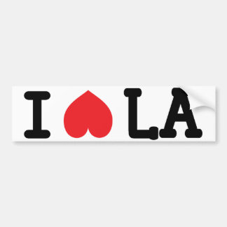 I Hate LA bumper sticker
