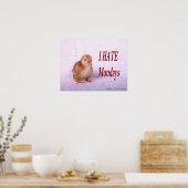 I HATE Maandagen Poster (Keuken)