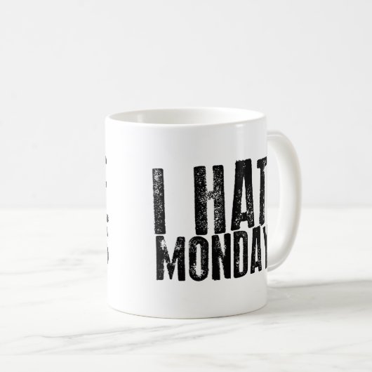 I HATE MONDAYS Coffee Mok (Voorkant rechts)