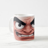 "I Hate Mondays" Mug - The Angry Face That Speaks Koffiemok (Voorkant links)