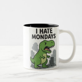 I Hate Mondays Tweekleurige Koffiemok